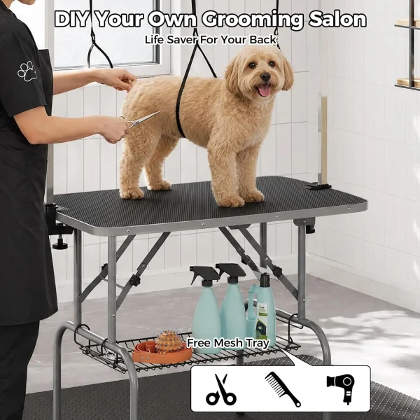 Foldable Grooming Table